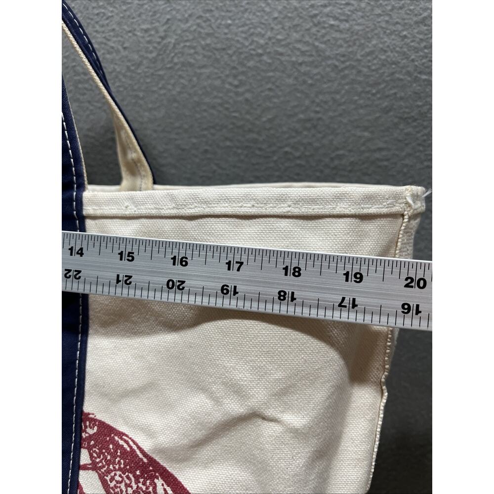 Vintage L.L. Bean Red Lobster Large Boat & Tote Made in USA (Dale) Read - Picture 13 of 16